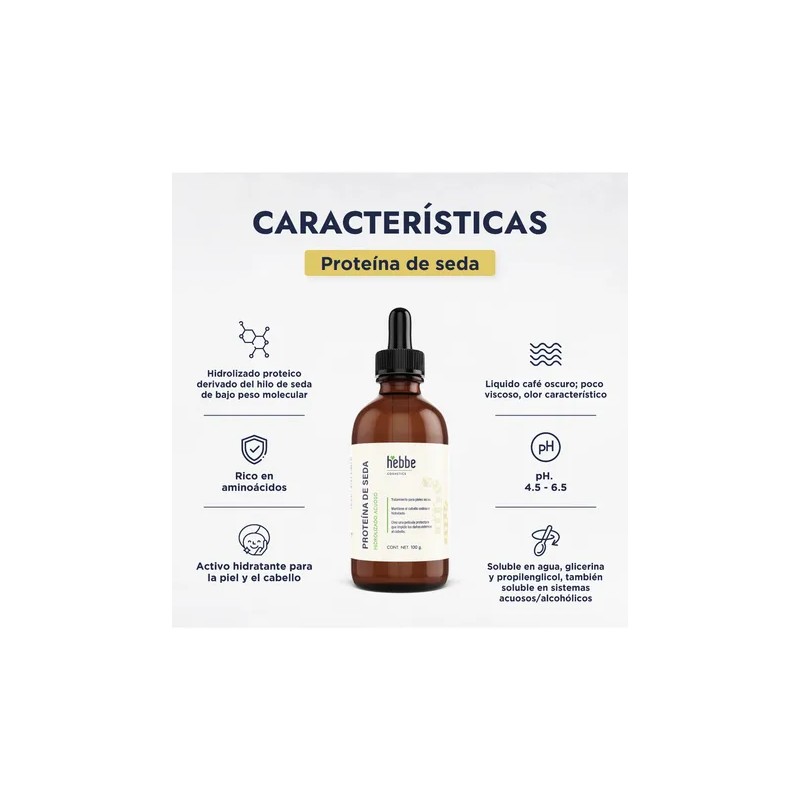 Proteina De Seda Hidrolizado Liquido Capilar Y Facial 100g Universal