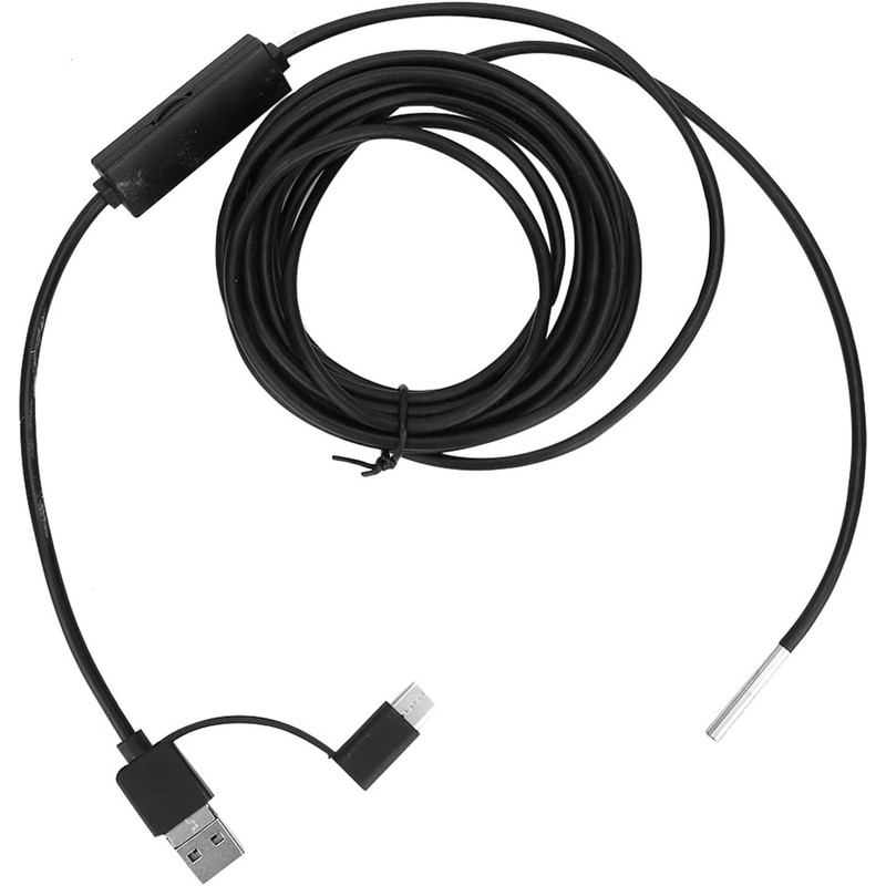 Cámara de Inspección Endoscopio 3 en 1, Boroscopio Impermeable IP67
