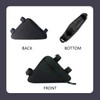 MUEEAD 1 Bicycle Triangle Bag with 1 Mountaineering Buckle, Waterproof
