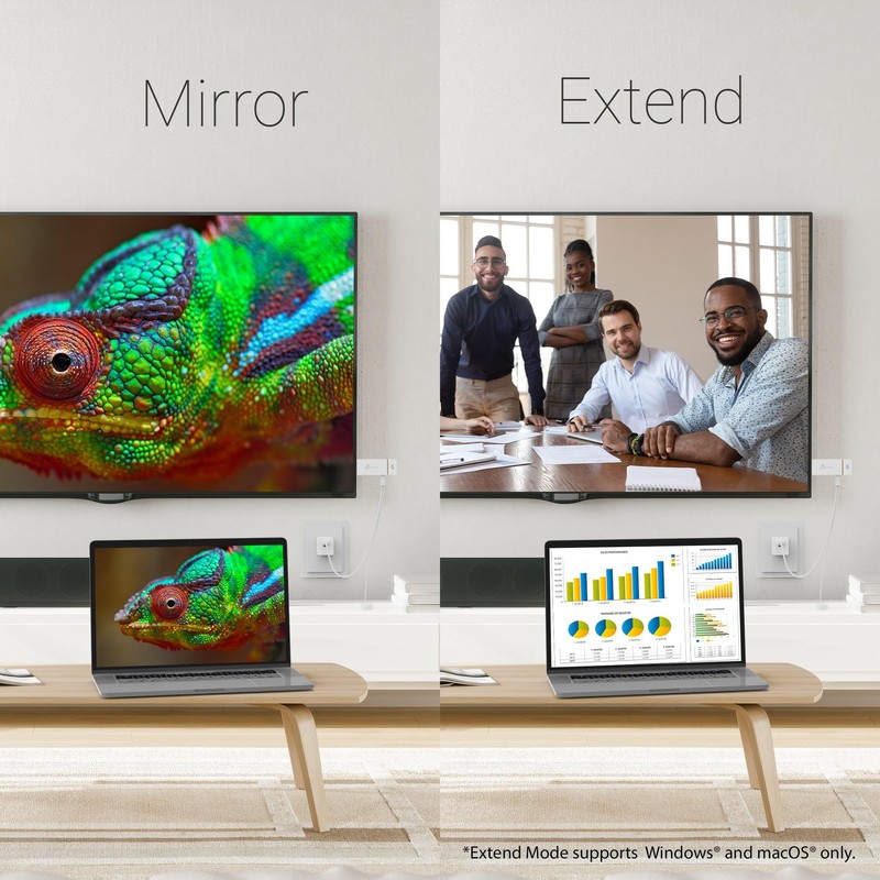 J5create JVAW76 ScreenCast 4K Wireless Display Adapter - Cast Laptop