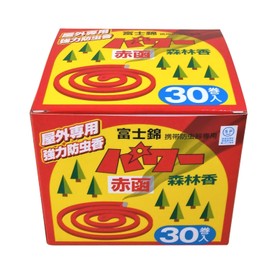 Fuji Nishiki Power Forest Incense (Red) 30 Coils