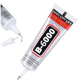 B6000 Jewelry Glue Clear Rhinestone, Inlay Glue, Pendant Adhesive, 110g Craft Adhesive Glue with Precision Tip Multifunctional Fabric Glue (110ML)