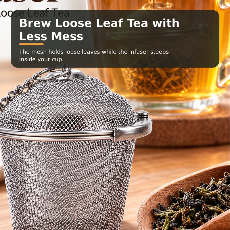 Stainless Steel Tea Infuser Ball for Loose Leaf Tea –