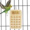 Parrot Chewing Cork - Wooden Biting Training Bird Toy -