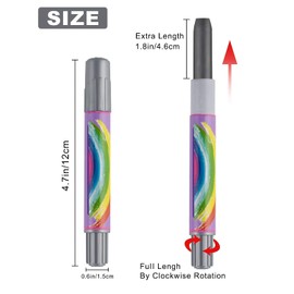 MSDADA Hair Chalk Pens - 12 Color Temporary Washable Hair Dye for Kids - DIY Makeup Birthday Party Halloween Christmas Gifts Toys for Ages 6-12 Years