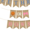 Freethrows or Bows Gender Reveal Banner