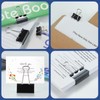 BainGesk 210 pcs Binder Clips Paper Clamps Assorted Sizes, X