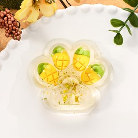 Taba Squishy Paw, Pineapple Cat Paw Squishies Toys, Fidget Toys for Stress Relief, Fruit-Themed Sticky Squishy Kitty Paw Sensory Toys, Party Birthdays Gifts for Adult Kids, Pineapple