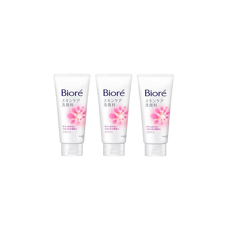 Biore Skin Care Facial Cleanser, Scrub, 4.6 oz (130 g),