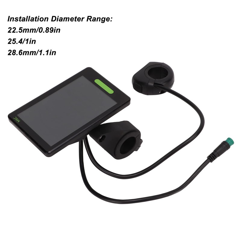 Scooter LCD Display, Electric Meter Control Panel Large Screen, M6C