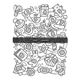 Christmas Countdown: An Advent Calendar Coloring Book with Easy Designs and Cute Scenes to Celebrate the Holiday Season (Christmas Coloring Books)