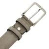 GRESEL Women's and Men's Suede Belt, Genuine Leather, Made in