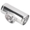 2.5in Blow Off Valve Flange Aluminum Alloy Silver Rustproof Universal