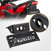 Motorcycle Fender Eliminator License Plate Mount Bracket Holder Compatible with