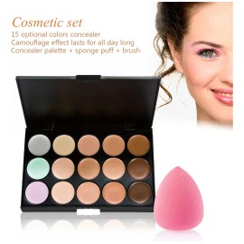 Kit De Maquillaje De Sombras De Ojos Con Paleta Correctora D