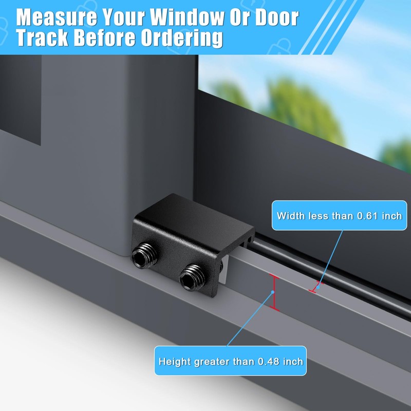 Sliding Window Locks (10 Pack), Window Locks for Up and