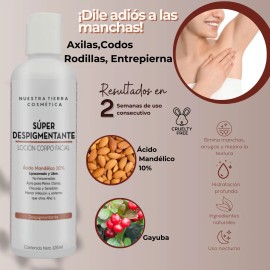 Loción Super Despigmentante Ácidomandélico Axilas Rostro Momento Aplicación Noche Tipo Piel Todo