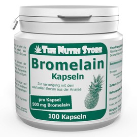 Bromelain 500 mg vegane magensaftstabile Kapseln 100 Stk. - Zur Versorgung mit dem wertvollen Enzym aus der Ananas