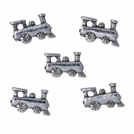 Train Map Pins - Silver Finish