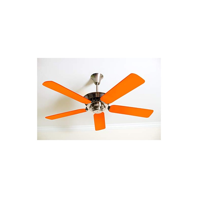 Fancy Blade - Cubierta para ventilador de techo, color neón,