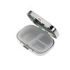 Silberkanne Pill Box 3-Part Square Smooth Polished 6.0 x 6.0
