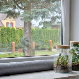 4L Textil Draught Excluder Draught Excluder Wind Stopper for Doors and Windows Draught Stopper for Door Snake Door Roll Velvet Imitation Corduroy Manufacturer 70 cm 80 cm 90 cm 100 cm 150 cm (Velvet