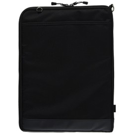 LIHITLAB Laptop Sleeve, Water & Stain Repellent, Vertical for Backpack, 13.4" x 9.8", Black (A7683-24)