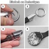 Anwlki Saint Christopher Plaques Leather Keyring Saint Christopher Medal Protect