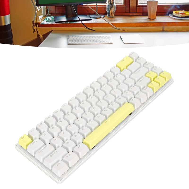 Gaming Keyboard USB 68 Keys Blue Switch N Key Rollover
