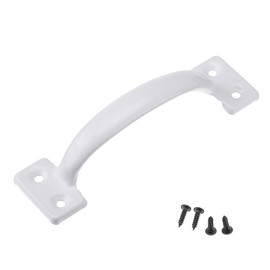 LIZAVO V171 6-1/2" Gate Handle, Screen Door Handle in White- 2 Pack