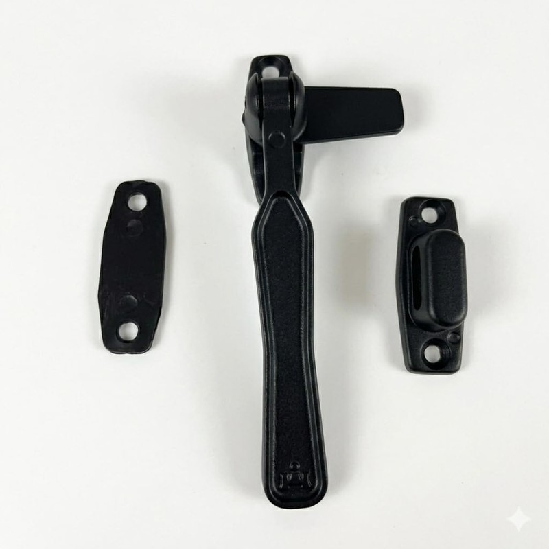 Jaladera Universal Herralum Para Ventana De Proyección (Negro)