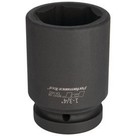 Performance Tool M747-38 1 in. Drive 1-3/4 in. Deep Wall Socket - Heavy Duty Impact Socket for High Performance Automotive and Industrial Applications