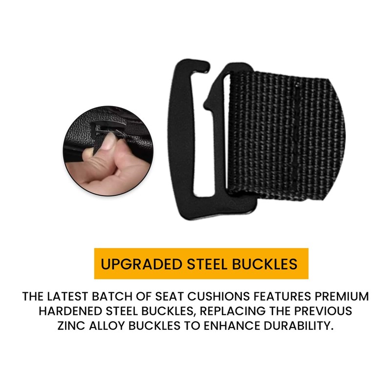 Motorcycle Seat Cushion Gel Pad, Shock Absorption & Breathable Seat