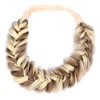 Gledola Messy Synthetic Hair Braided Headband Classic Chunky Wide Braided