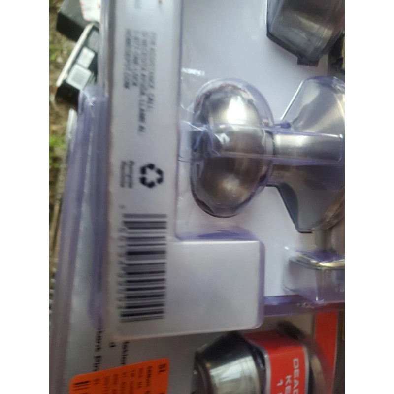 DEFIANT 300 774 Hartford Satin Nickel Knob & Deadbolt Combo