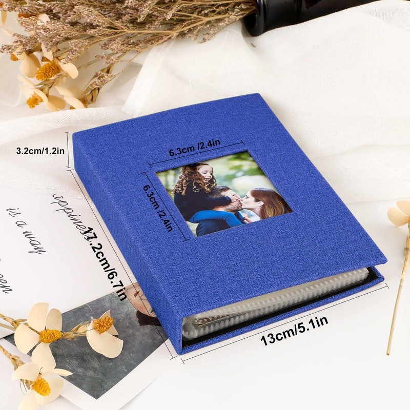 Ywlake Photo Album 4x6 50 Pockets 2 Packs, Small Mini