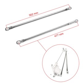 LST Wiper linkage repair kit, drive rod set, front CR-V II RD