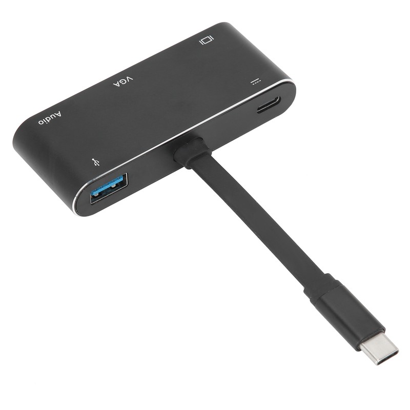 Type C to HDMI VGA Converter Audio Cable Aluminium Alloy