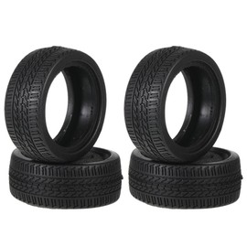 AIXXCUVQ 4pcs 1.9 Inch 1/10 On-Road Vehicles for TT02 94122 94123 SCX10 90046 TRX4 Wear-Resistant 62mm Diameter 26mm Width RC Car Accessories