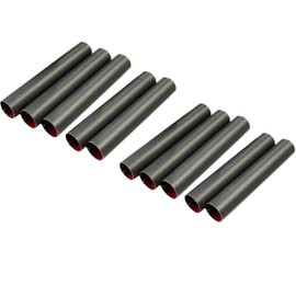 rukauf Foam Roll Moulds Small (8 cm x 1.3 cm) Non-Stick Coated Teflon Traditional Baking Mould Iridescent Curl Shape Straight Tube Piping Nozzles Cream Rolls (30)