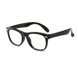 JUSLINK Blue Light Glasses for Kids Girls and Boys Age 1-8 (Black)