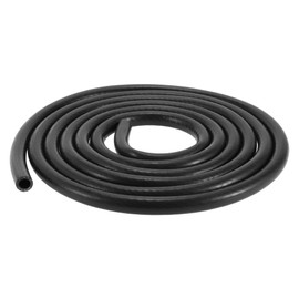 Hihaha Silicone Vacuum Tubing Hose Automotive Vacuum Line High Temperature 16.4Ft 1/2" 12mm ID 3mm Thickness 1 Pc Black 130PSI Max Pressure