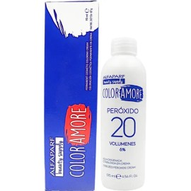 Tinte Cabello Alfaparf Color Amore 90 Ml + Peróxido 135 Ml 10.21 - Rubio Extra-claro Irisado Cenizo