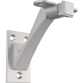 Franklin Brass Classic Edge 3 in. (76 mm) Handrail Bracket in Matte Nickel (4-Pack), B47253D-MN-C