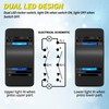 Joinfworld Marine Rocker Switch 12V 20A 3 Position ON Off
