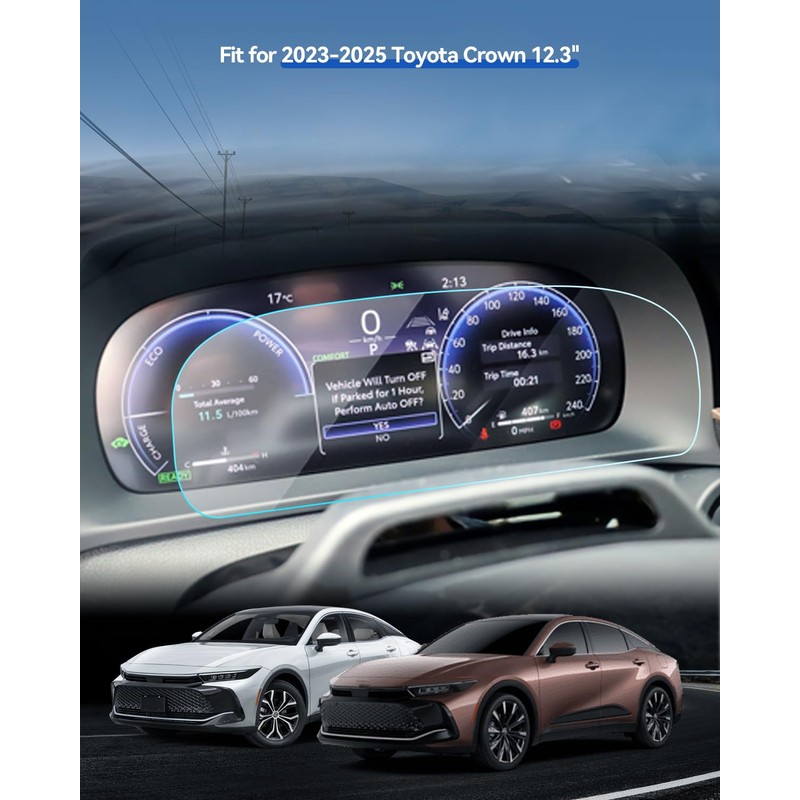 LANTU 2PCS Car Screen Protector for 2023 2024 2025 2026