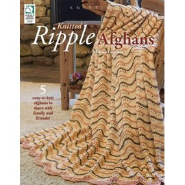 Knitted Ripple Afghans Paperback Melissa Leapman  NEW FREE SHIPPING  BOX-20