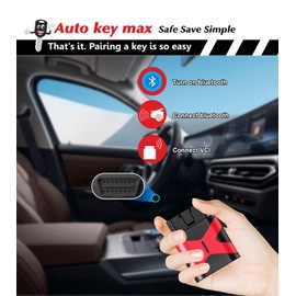 Auto Key Max DIY Programmable Tool,Simple OBD2 car Key fob Programmer Replacement for Acura 2007 2008 TL Flip Remote N5F0602A1A
