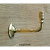 Castelion® Elegant Brass Beehive Coat Hook (Large Beehive Hook)