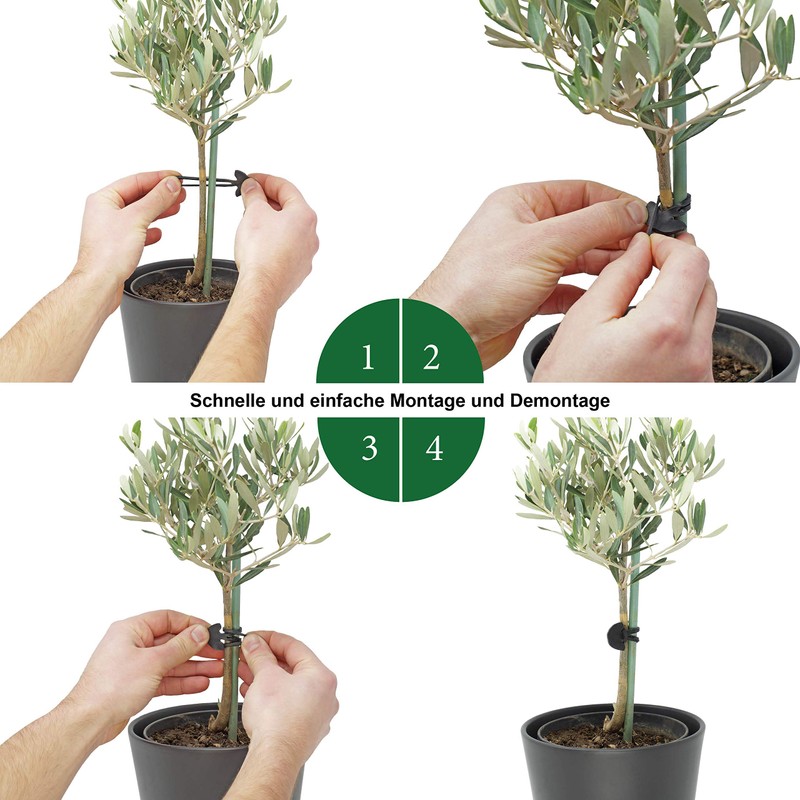 Mowein 50 x Lightning Ties 7 cm - Plant Ties